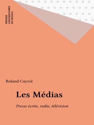 cover image of Les Médias